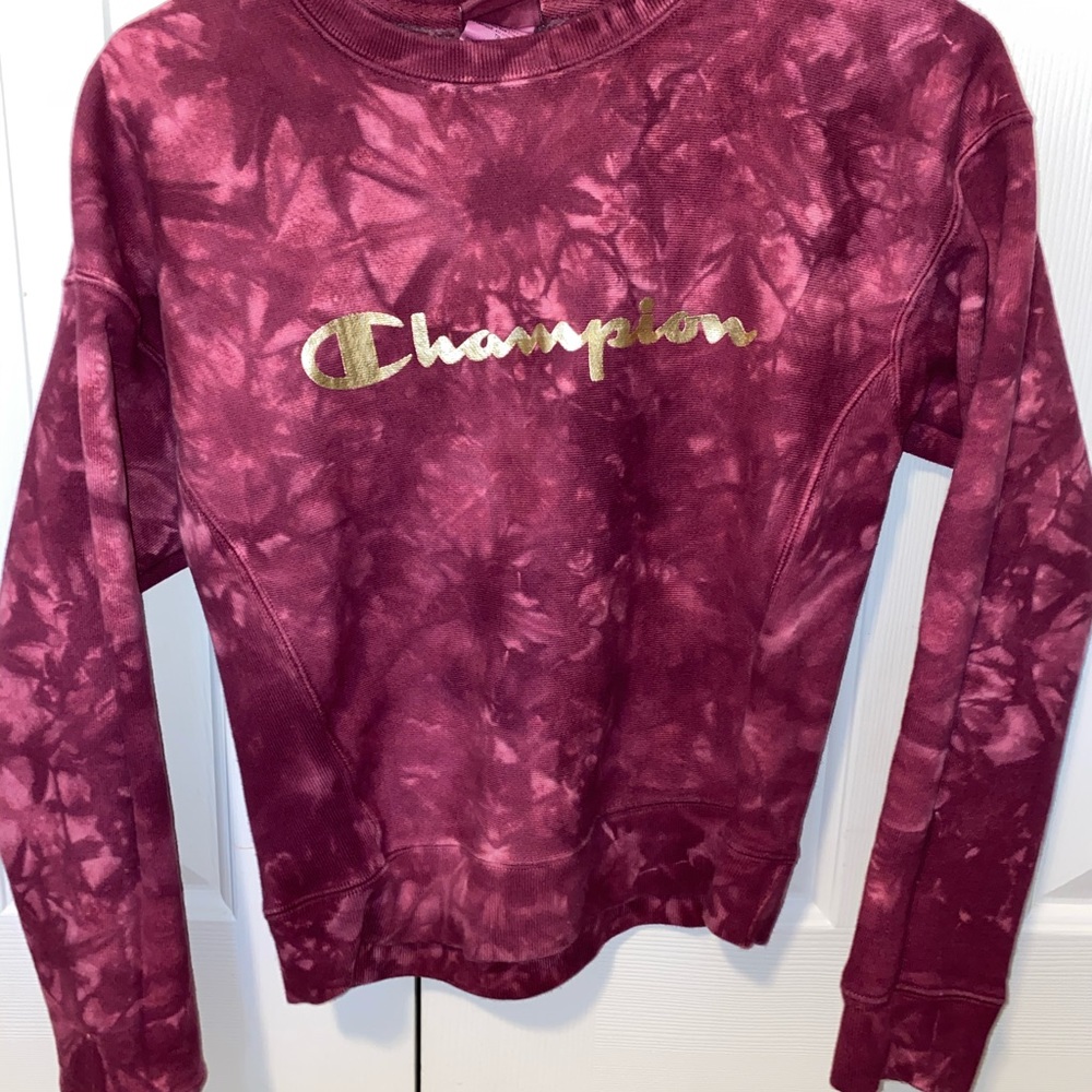 Champion cropped fitted crew neck
